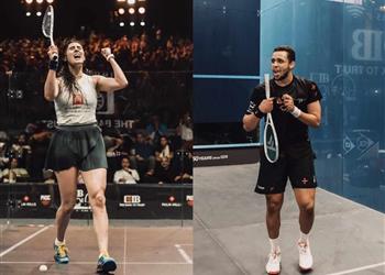 مصر تسيطر على نهائي بطولة العالم للإسكواش بثلاثة لاعبين