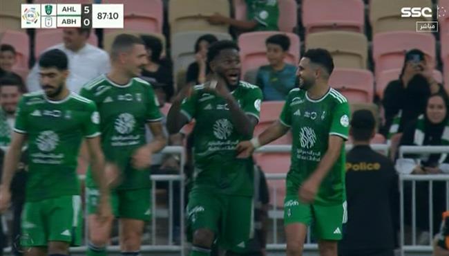اهداف مباراة الاهلي وابها 5 1 الدوري السعودي