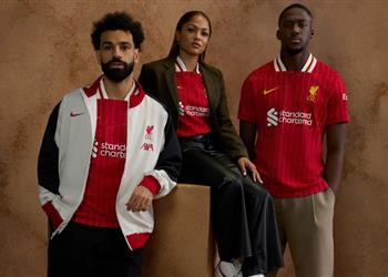 رسمي ا بالفيديو بقيادة محمد صلاح ليفربول ي علن عن قميصه الجديد في الموسم المقبل