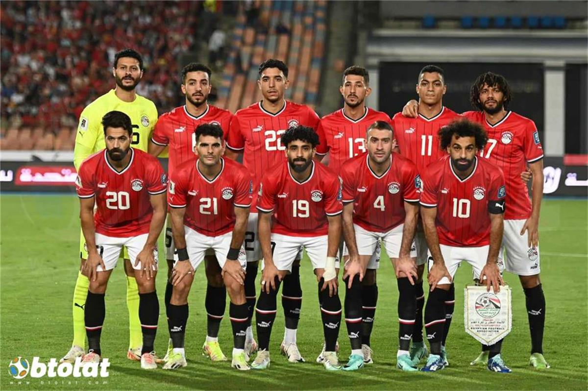 لاعبو منتخب مصر