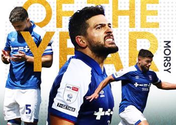 رسمي ا سام مرسي يحصد جائزة أفضل لاعب في دوري الدرجة الأولى الإنجليزية