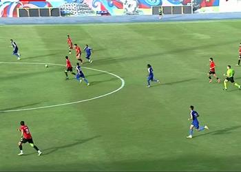 فيديو سبورتنج يخطف فوز ا صعب ا من منتخب السويس في دورة الترقي