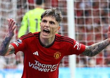 فيديو بخطأ فادح جارناتشو يسجل هدف مانشستر يونايتد الأول أمام مانشستر سيتي