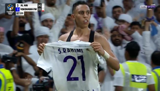 هدف سفيان رحيمي الاول في مرمي يوكوهاما بنهائي دوري ابطال اسيا