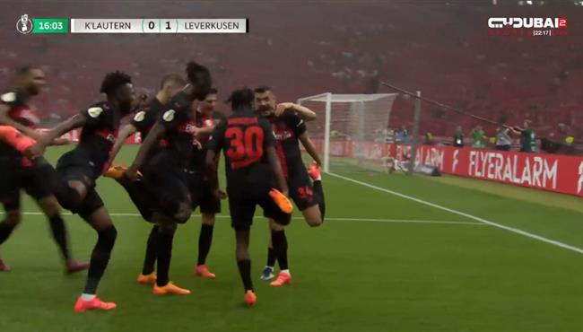 هدف فوز باير ليفركوزن العالمي علي كايزرسلاوترن 1 0 نهائي كأس المانيا