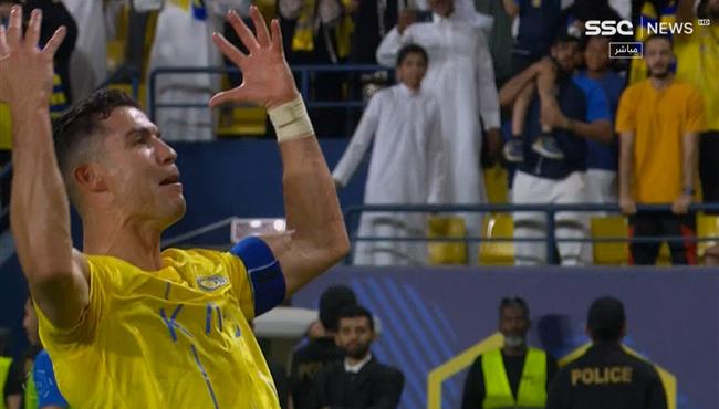 هدفا كريستيانو رونالدو في مباراة النصر والاتحاد بالدوري السعودي