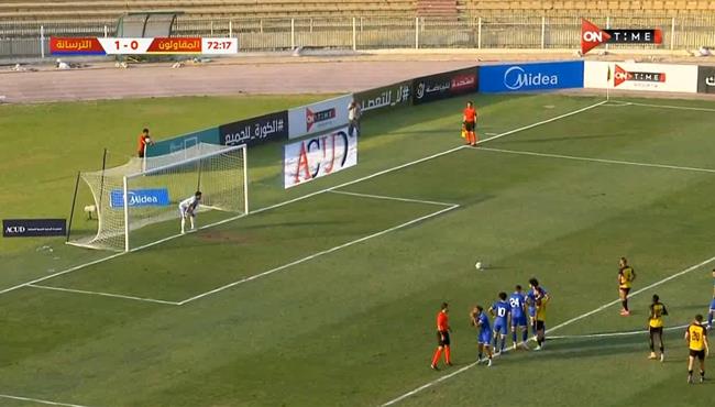 المقاولون العرب يهدر ركلة جزاء امام الترسانة في كأس مصر