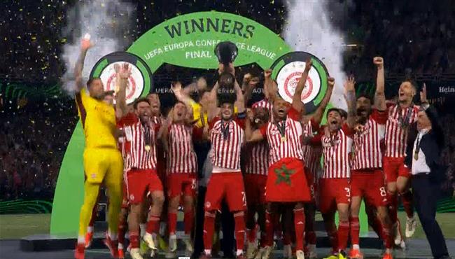 ملخص اولمبياكوس وفيورنتينا 1 0 نهائي دوري المؤتمر الاوروبي