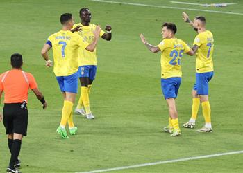 فيديو بعد هاتريك رونالدو النصر يفوز على الوحدة بسداسية نظيفة في الدوري السعودي