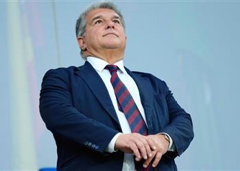 سبورت توضح كلمات لابورتا بعد مغادرته مباراة برشلونة وجيرونا غاضب ا