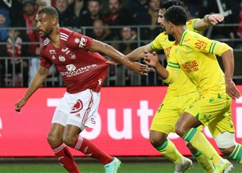 فيديو مصطفى محمد يشارك في تعادل نانت مع بريست بـ الدوري الفرنسي