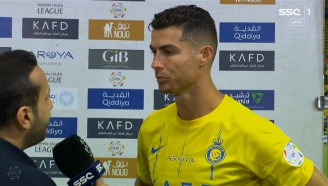 تصريحات رونالدو بعد مباراة النصر والوحدة في الدوري السعودي