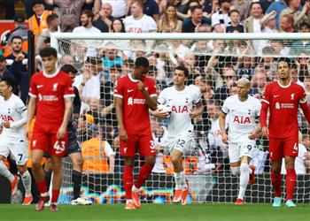 فيديو في 5 دقائق ريتشارليسون وسون يسجلان هدفين لـ توتنهام أمام ليفربول