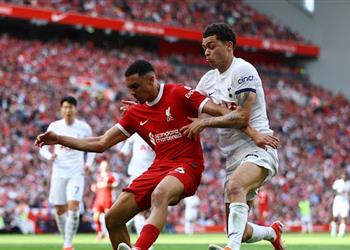 فيديو محمد صلاح ي سجل ويقود ليفربول لاكتساح توتنهام برباعية في الدوري الإنجليزي