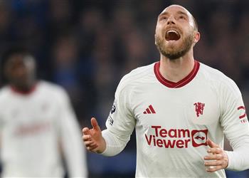 إريكسن بعد سقوط مانشستر يونايتد برباعية أمام كريستال بالاس كنا في ع طلة