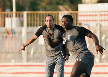مران الزمالك تدريبات شاقة للحراس ومحاضرة فنية من جوميز