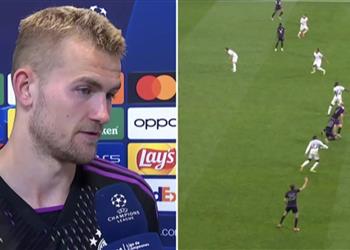 دي ليخت الحكم اعترف بخطئه لي وريال مدريد لا يموت