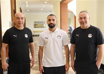 صور محمد صلاح ينضم إلى معسكر منتخب مصر