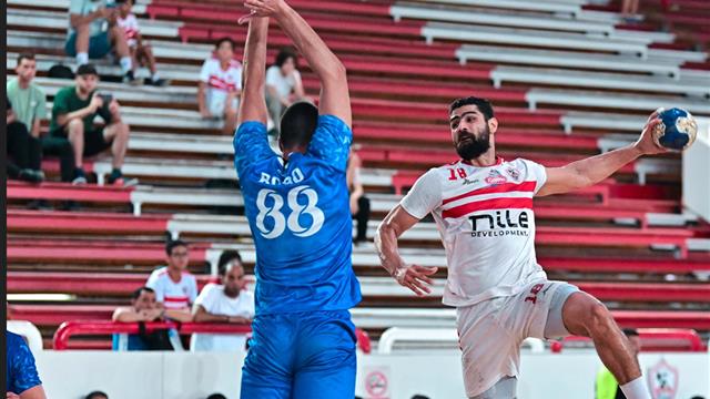 مباراة فريق يد الزمالك