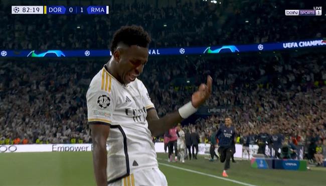 هدف فينيسيوس جونيور في مرمي بوروسيا دورتموند بنهائي دوري ابطال اوروبا