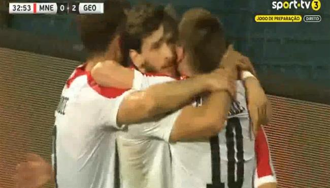 اهداف مباراة جورجيا والجبل الاسود 3 1 مباراة ودية