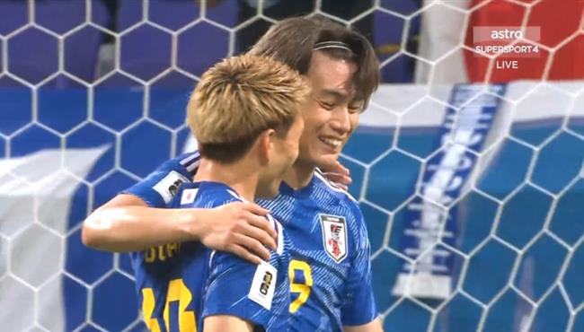 هدف اليابان الاول في مرمي سوريا بتصفيات كاس العالم