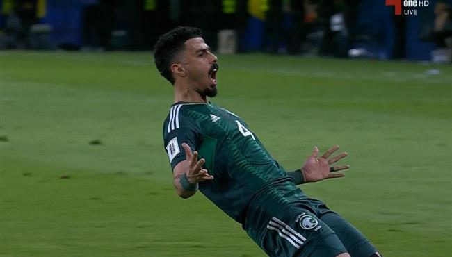 هدف السعودية الاول الرائع في مرمي الاردن علي لاجامي