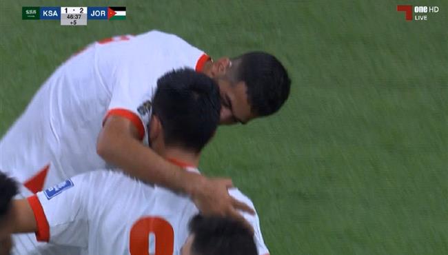 هدف الاردن الثاني في مرمي السعودية بتصفيات كأس العالم