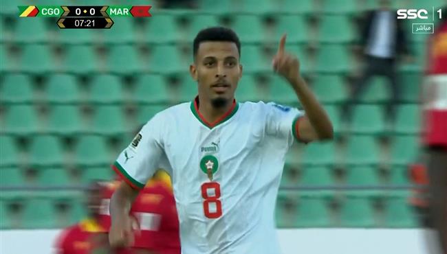 هدف عز الدين اوناحي الرائع في مرمي الكونغو بتصفيات كاس العالم