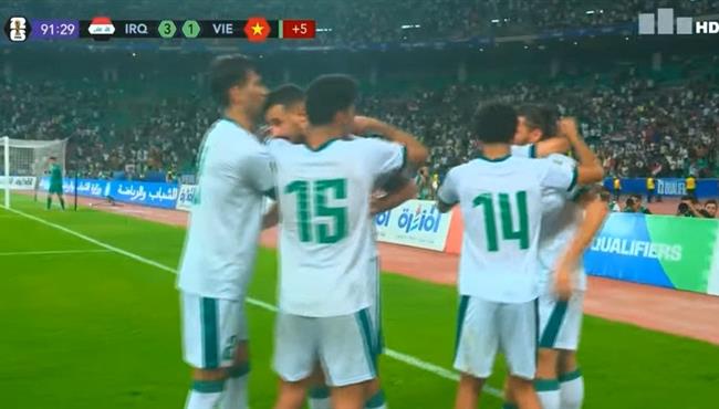 هدف العراق الثالث في مرمي فيتنام بتصفيات كاس العالم