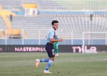 مصطفى فتحي يكشف حقيقة بكاءه بعد تسجيله هدف بيراميدز الثاني أمام سموحة