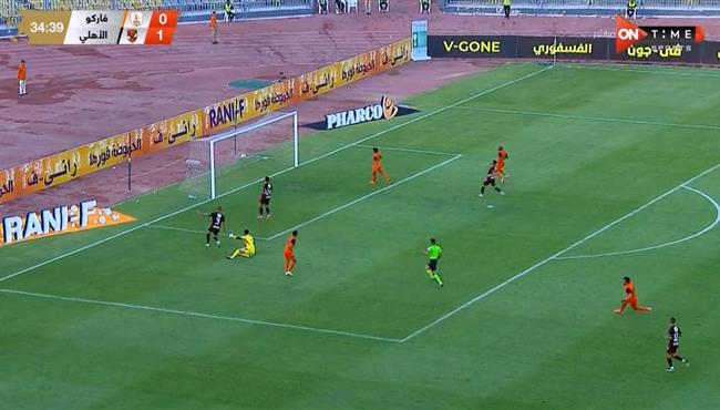 هدف تعادل فاركو مع الاهلي (1-1) الدوري المصري