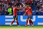 فيديو | في 3 دقائق.. موراتا وفابيان رويز يسجلان هدفين لـ إسبانيا أمام كرواتيا