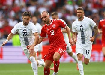 فيديو التعادل الإيجابي يحسم مواجهة الدنمارك وسلوفينيا في يورو 2024