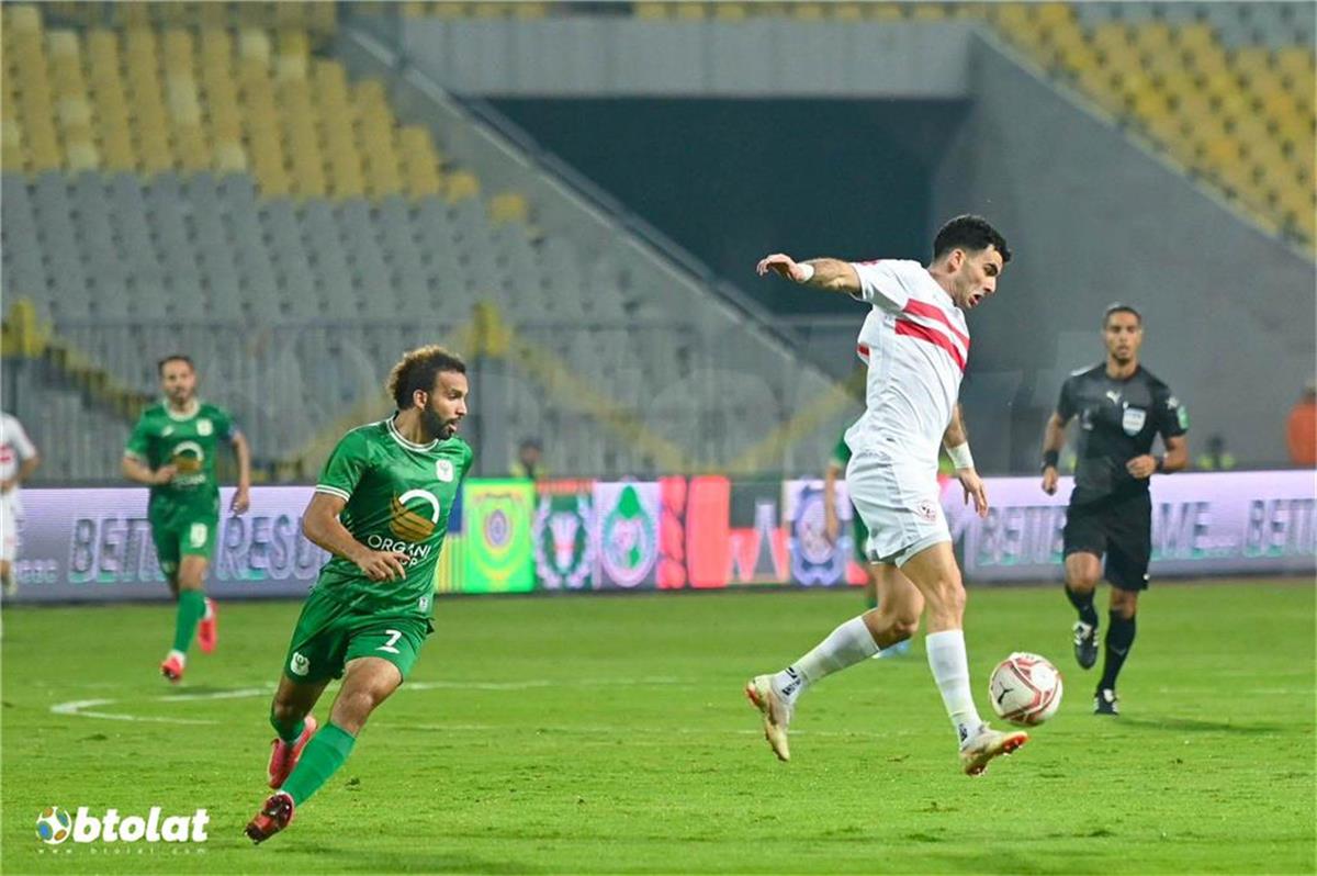 مباراة الزمالك والمصري