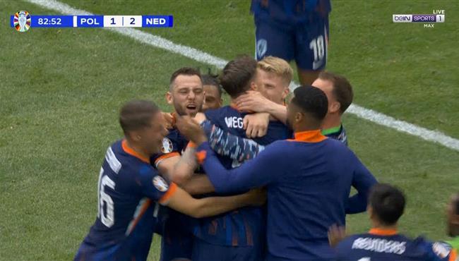 اهداف مباراة هولندا وبولندا في يورو 2024