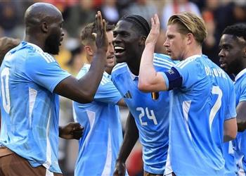 تشكيل بلجيكا أمام سلوفاكيا في يورو 2024 لوكاكو يقود الهجوم ودي بروين أساسي ا