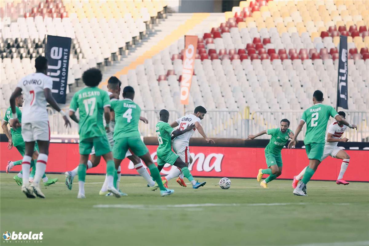 مباراة الزمالك والمصري