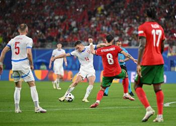 فيديو تسديدة رائعة بروفود يسجل هدف التشيك الأول أمام البرتغال