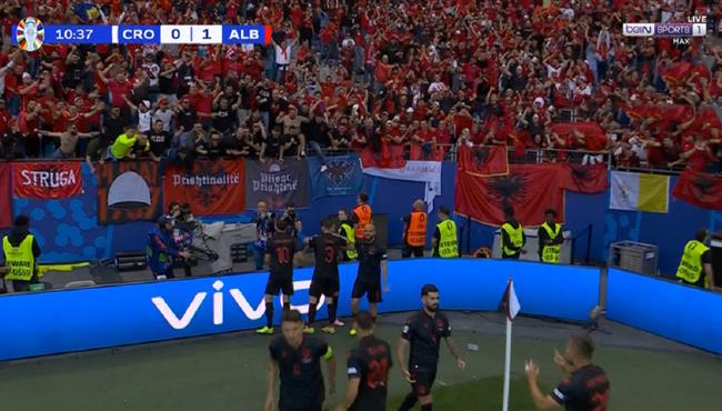 هدف البانيا الاول في مرمي كرواتيا 1 0 يورو 2024