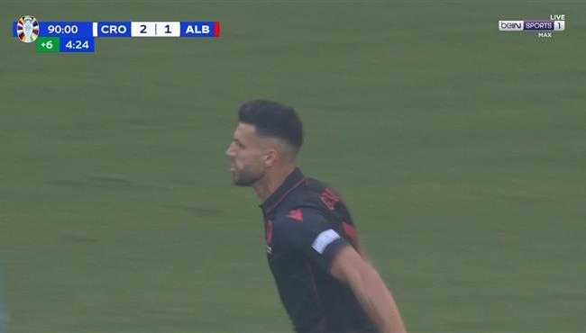 هدف تعادل البانيا القاتل مع كرواتيا 2 2 يورو 2024