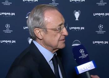 أول تعليق من بيريز بعد تتويج ريال مدريد بلقب دوري أبطال أوروبا للمرة الـ15