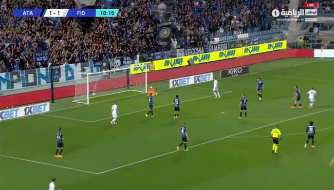 هدف رائع علي الطاير في مباراة اتالانتا وفيورنتينا بالدوري الايطالي