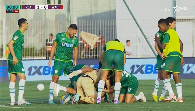 هدف فوز الرجاء القاتل علي الوداد (1-0) الدوري المغربي ورد فعل بدر بانون