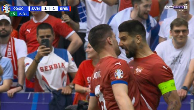 اهداف مباراة صربيا وسلوفينيا 1 1 يورو 2024