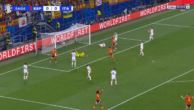 هدف اسبانيا في مرمي ايطاليا يورو 2024