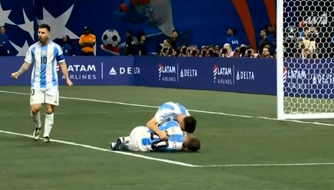 هدف الارجنتين الاول في مرمي كندا بكوبا امريكا