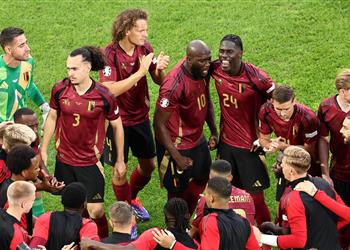 رجل مباراة بلجيكا ورومانيا في يورو 2024