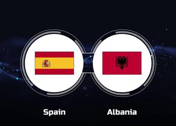 حكم مباراة إسبانيا وألبانيا اليوم في يورو 2024