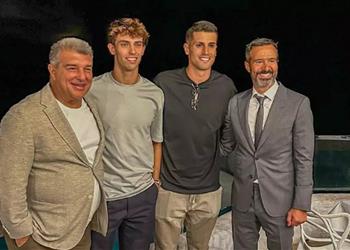 سبورت اجتماع هام بين برشلونة ووكيلي كانسيلو وفيليكس